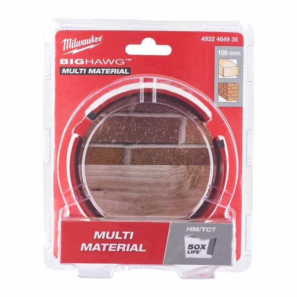 MILWAUKEE HÅLSÅG BIG HAWG 108mm MULTI MATERIAL