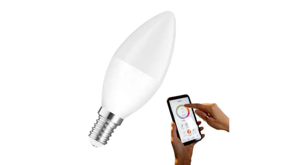 Spectrum LED-lamppu 5W E-14 230V CCT+DIM Wi-Fi Spectrum SMART himp