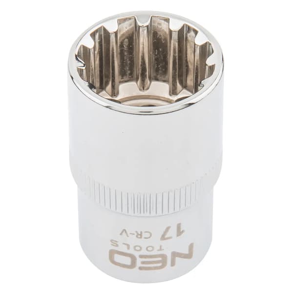 Neo Spline -hylsy 1/2\" 17mm (08-589)
