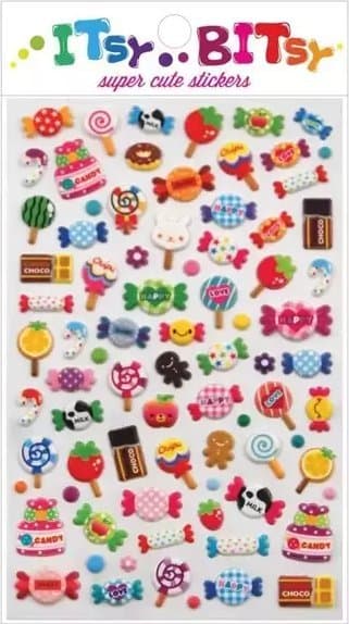 Minikokoiset tarrat Itsy bitsy Candy