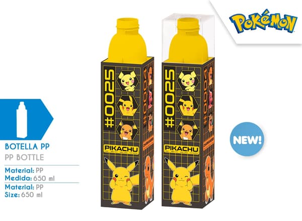 Pokemon Pikachu kube drikkedunk 650ml