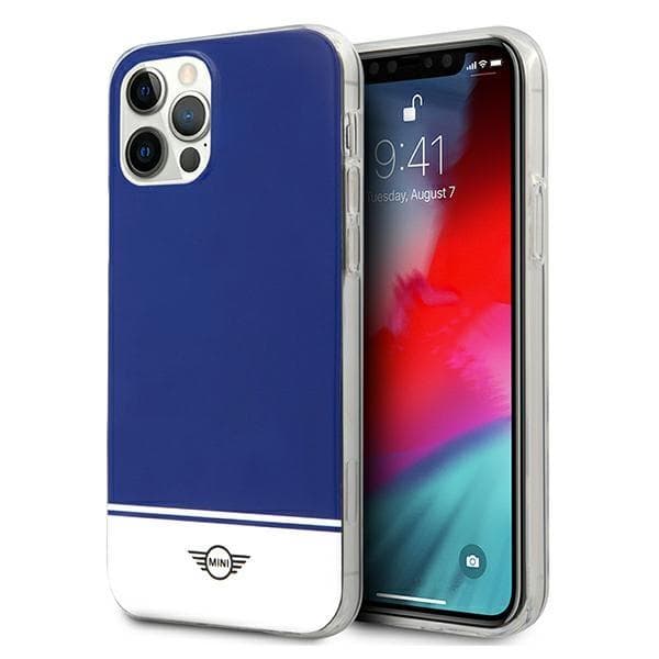 Mini MIHCP12LPCUBINA iPhone 12 Pro Max 6,7\" granatowy/navy hard case Stripe Collection