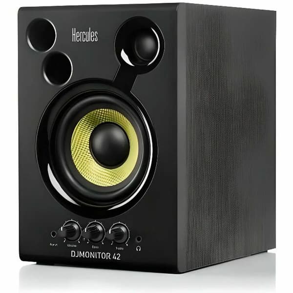 On-Ear- kuulokkeet Hercules DJMonitor 42 80 W Musta