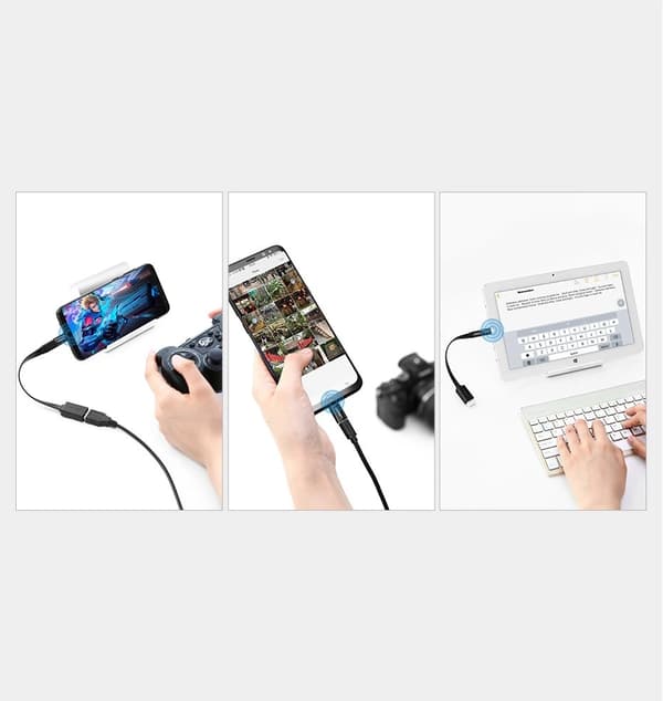 Ugreen Adapter Micro USB till USB Typ C Adapter svart (30391)