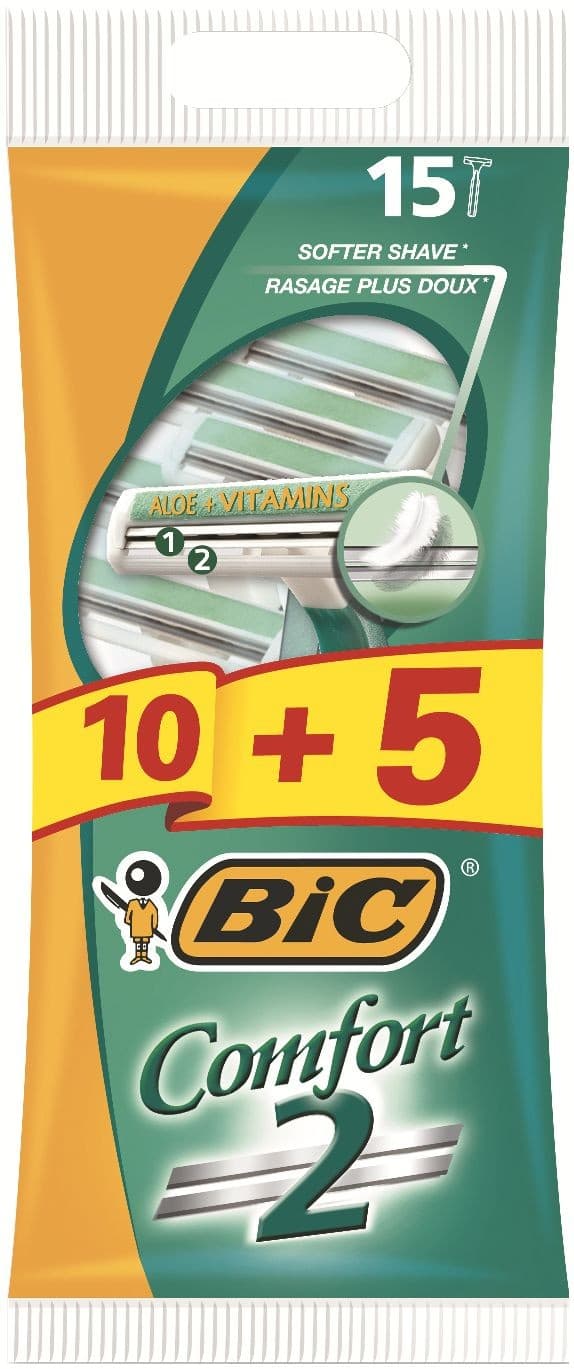 Bic Razor Comfort 2 Pouch 10+5st