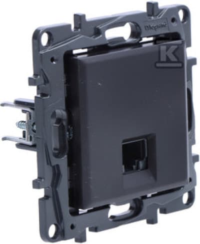 GN.RJ45 CAT.5E UTP SVART NILOE STEP