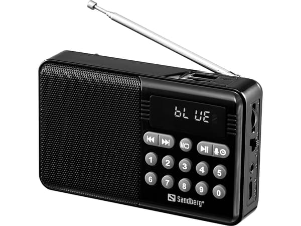Sandberg Kaiutinradio FM+BT Ladattava