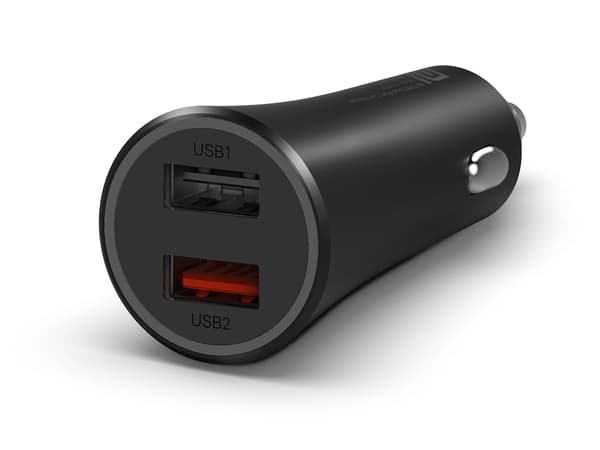 Xiaomi Mi Biloplader 37W Dobbelt USB Sort EU GDS4147GL