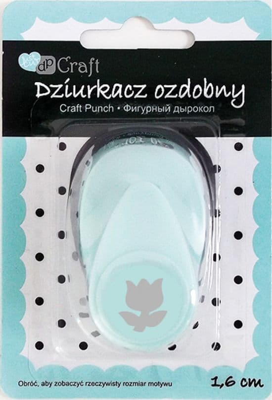 Dekorativ hålslag 1,6 cm tulpan