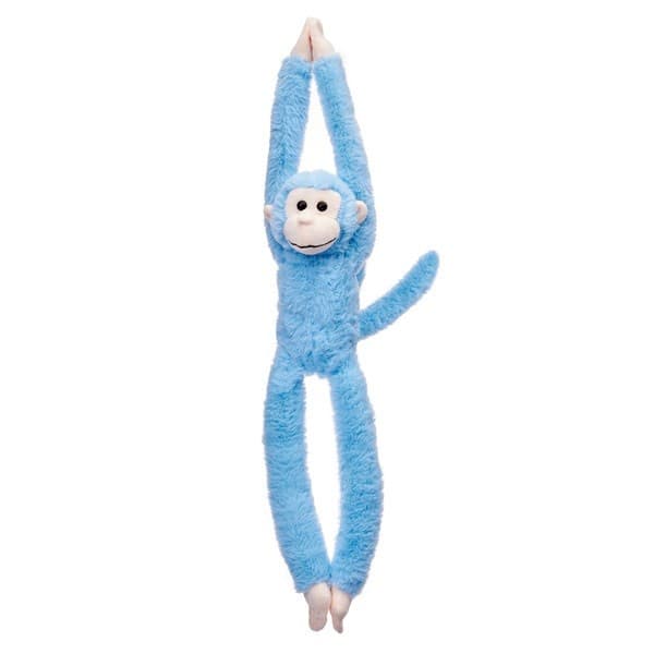 Maskot Malpka hængende blå
