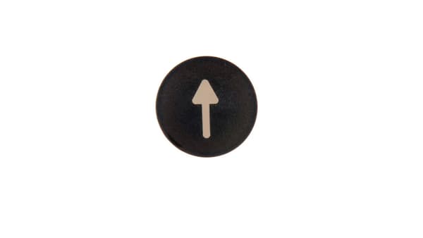 Knapindsats 22mm sort M22-XD-S-X7 218173