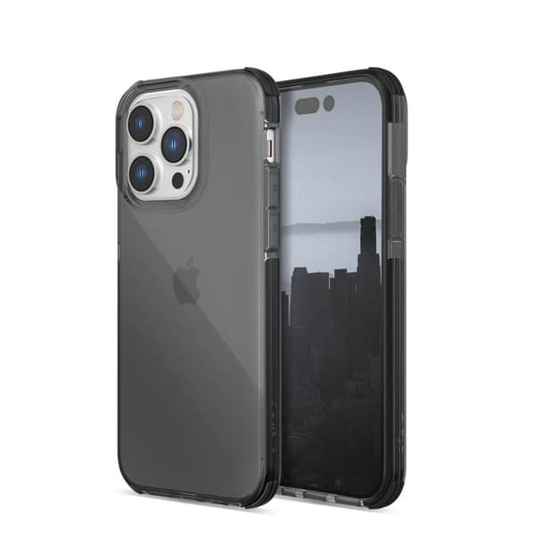 Raptic X-Doria Clear Case iPhone 14 Pro panssaroitu kotelo harmaa