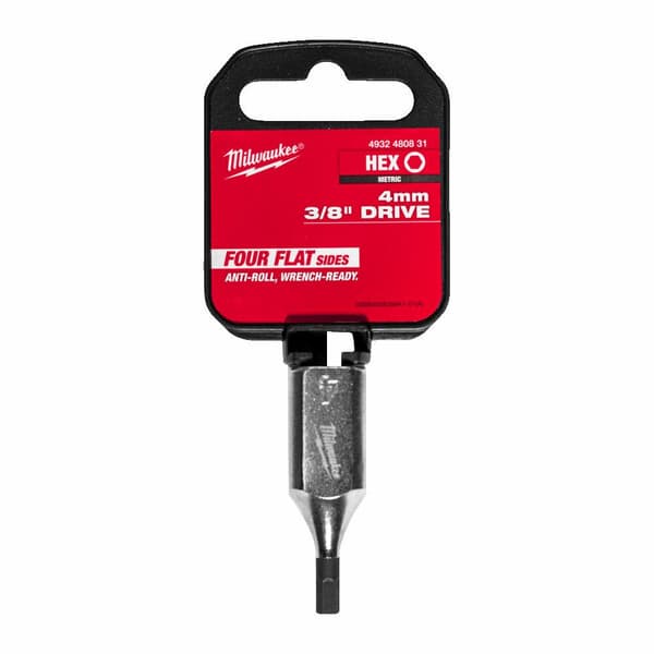MILWAUKEE 3/8 HÆTTE MED IMBUS SPIDS 4mm