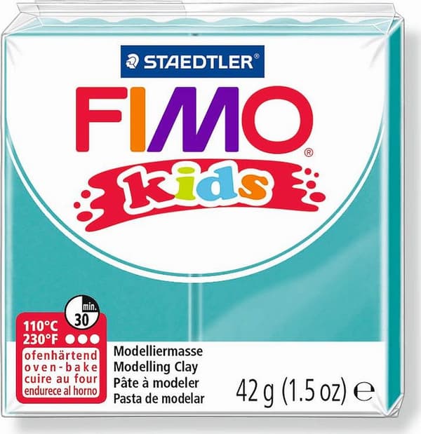 Fimo Hærdende Plastmasse Børn turkis 42g