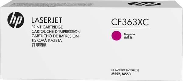 VÄRIKASSETTI MAGENTA 508X /M552 9.5K/CF363XC HP