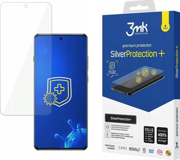 3MK SILVERPROTECT+ ONEPLUS 12 5G ANTIMIKROBINEN KALVO MÄRKÄASENNETTAVA