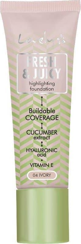 Lovely_Fresh&Juice Highlighting Foundation Face Subclade 04 Ivory 25g