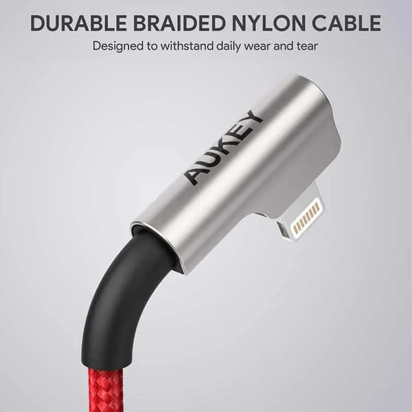 AUKEY Lightning 8-nastainen 2 USB-kaapeli