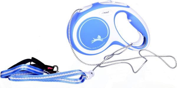 Flexi Automatisk snor New Comfort M kabel 5 m farve blå