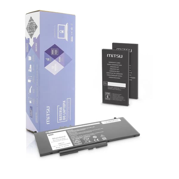 Mitsu-akku Dell Latitude E5470, E5570 (7.4V-7.6V) (6000 mAh)