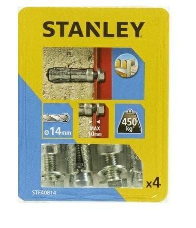 Anker til massive materialer 14x50mm (4 stk.) STANLEY FATMAX
