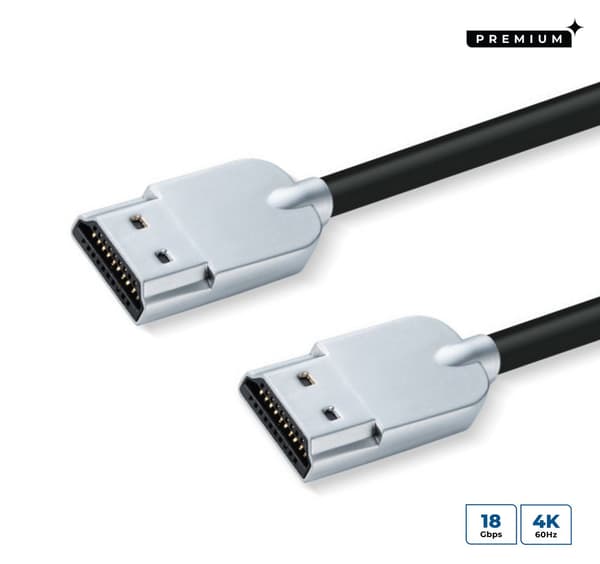 MicroConnect Premium 4K HDMI-kabel Super Slim 1m