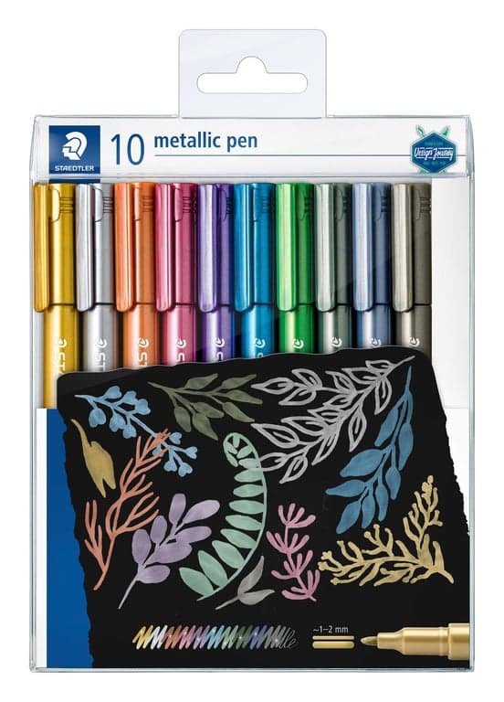 Metallic tusch M 10 farver STAEDTLER