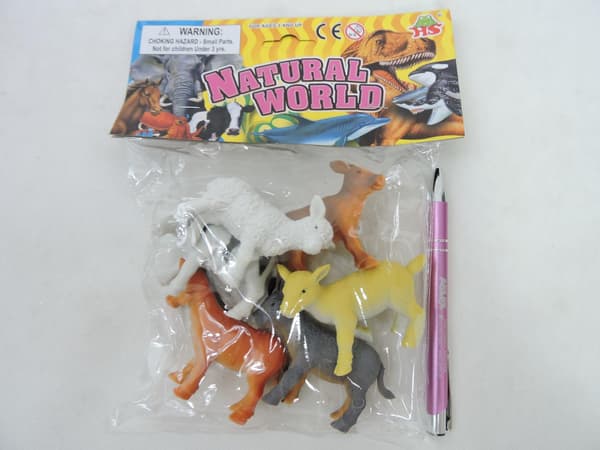 Husdjur 6 st. i en påse. HYPO