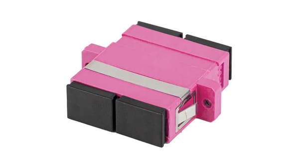Lyslederkabeladapter MM SC/UPC duplex OM4