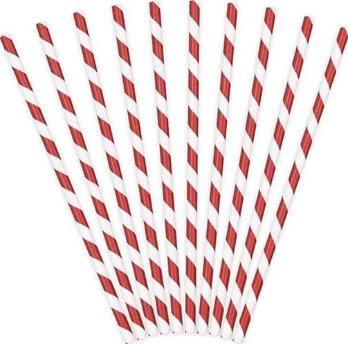 Paperipillit, punainen, 19,5cm (1 kpl/10 kpl)