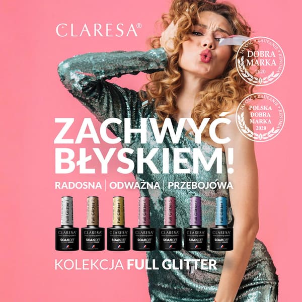 CLARESA geelilakka FULL GLITTER 5 -5g