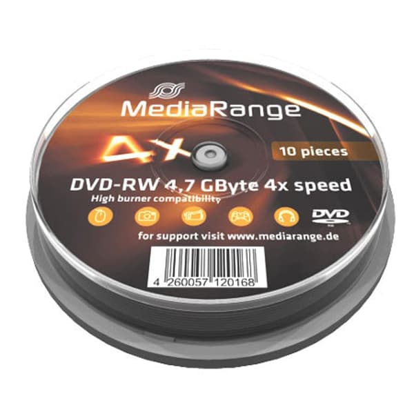 MediaRange - DVD-RW x 10 - 4.7 GB - la