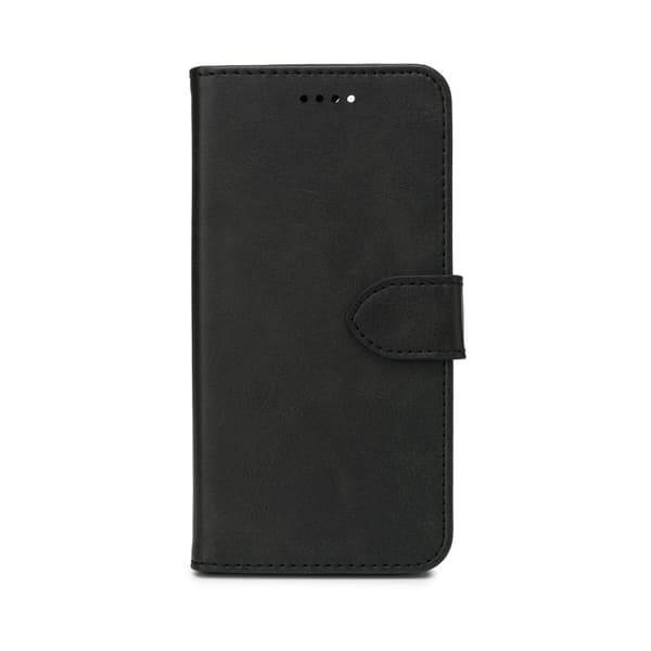 eSTUFF WALES iPhone 12 Wallet Cover. Sort. Materiale: 100% plastik