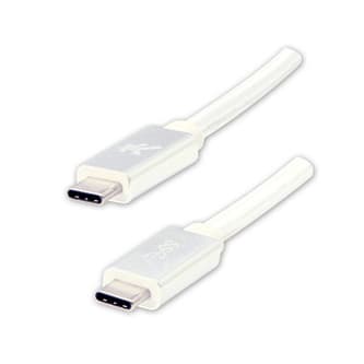 USB Logo USB-C-kabel - USB-C 2 m hvid