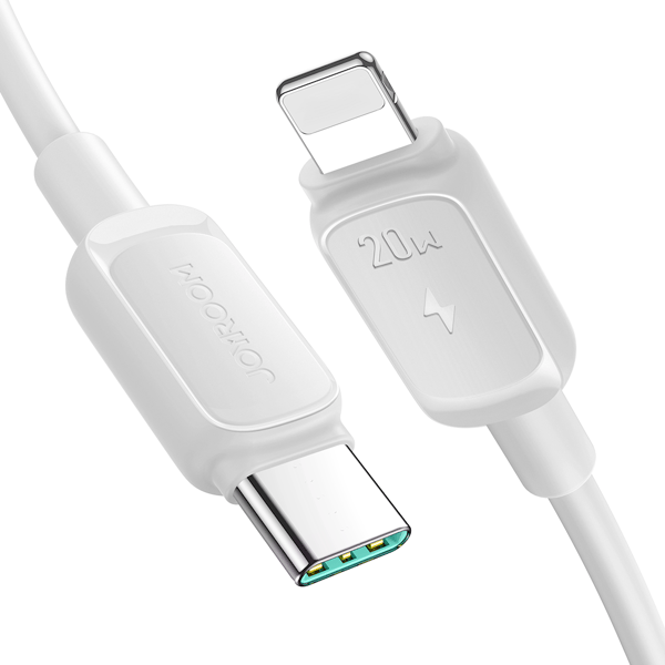 Joyroom Multi-Color Series A14 USB-C / Lightning 30W Kabel 1,2 m - hvid