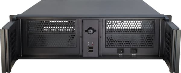 3U-3098-S (svart, 3 rackenheter)