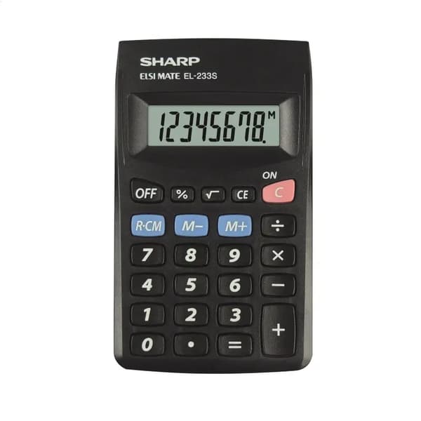 Sharp EL-233S regnemaskine Lomme Basis
