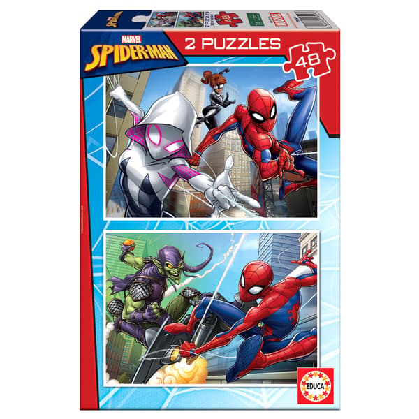 Palapeli Spiderman Educa Hero (2 x 48 pcs)