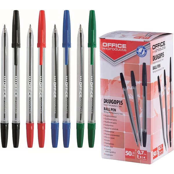 Lengths Office Products 1,0 mm röd (50)
