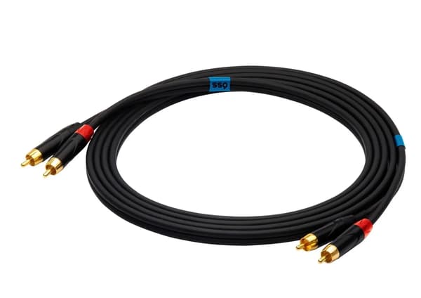 SSQ RCARCA3 - Kabel 2xRCA- 2xRCA 3 Meter