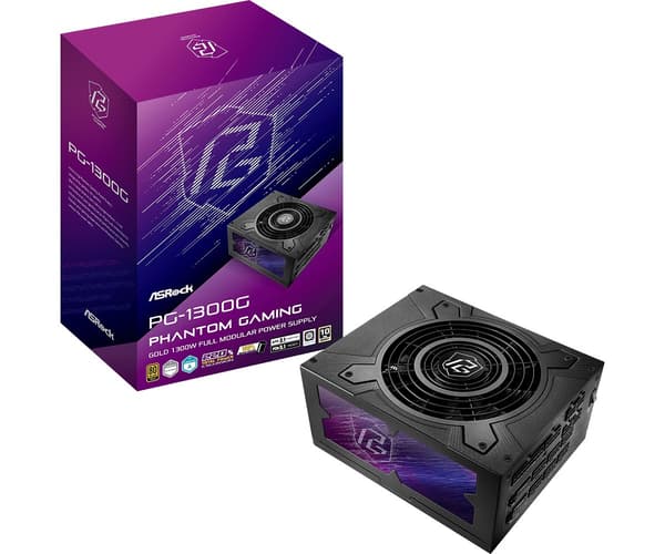 ASRock Phantom Gaming PG-1300G - strømforsyning - 1300 Watt