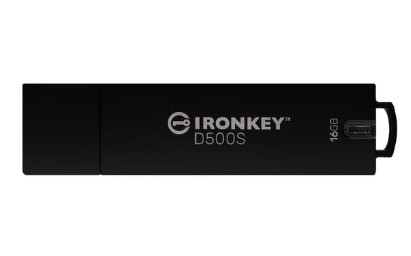 Kingston IronKey D500S - USB-flashminne - 16 GB - TAA-kompatibel