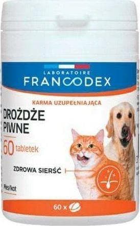 Francodex FRANCODEX PL Ølgær til hunde og katte 60 tabletter