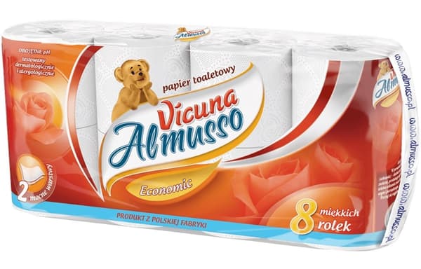 Almusso Vicuna toalettpapper 2 lager 8 st.
