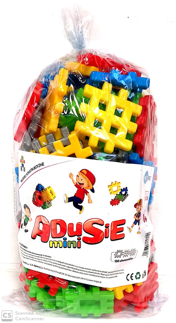 Rakennuspalikat Adusie Mini 130 osaa