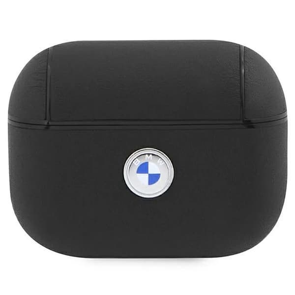 Originalt BMW BMAP2SSLBK etui til Apple Airpods Pro 2 (Metal Logo / sort)