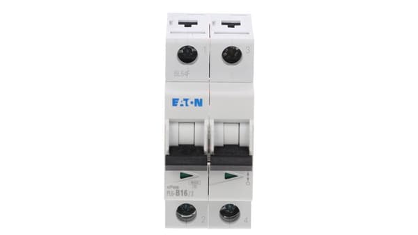 Eaton-virtakytkin 2P B 16A 6kA AC PL6-B16/2 286555