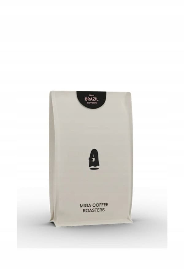 Miga Coffee Hela Kaffebönor Brasilien Espresso 1kg
