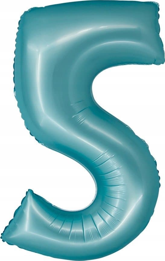 Folieballon Smart, Tal 5, matblå, 76 cm GoDan