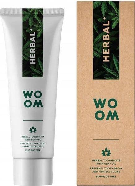 Woom Herbal+ urtetandpasta 75ml